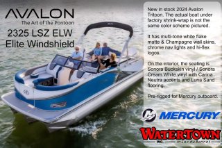 2024 Avalon 2385 LSZ ELW Tritoon Boat. Call Watertown 'Sales' 204.345.6663